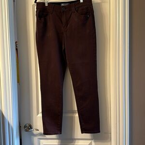 Democracy size 8 maroon jeggings
